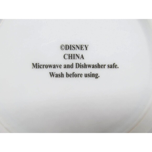 Disney Alice in Wonderland White Rabbit Rimmed Soup Bowl Excellent condition 9" - Picture 4 of 10